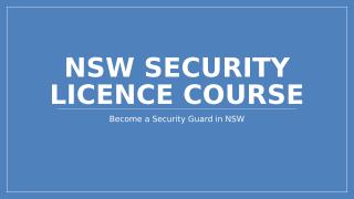 NSW Security Licence Course.pptx