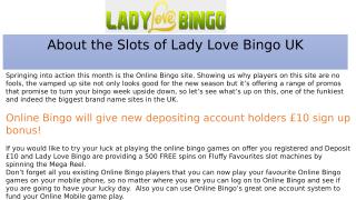 About the Slots of Lady Love Bingo UK (1).pptx