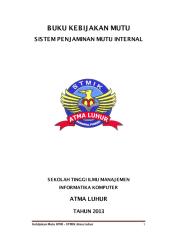 Kebijakan Mutu SPMI STIMIK Atma Luhur.pdf