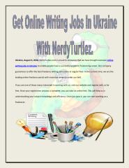 Get Online Writing Jobs In Ukraine With NerdyTurtlez.pdf